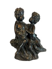 Auguste Moreau Bronze Children With Roses
