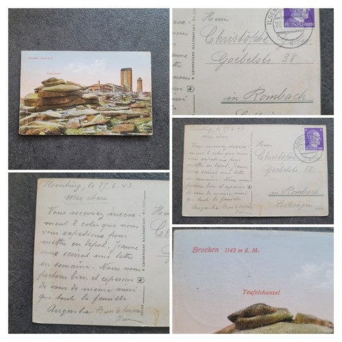 Carte 1943 ilsenburg - 1943, →
