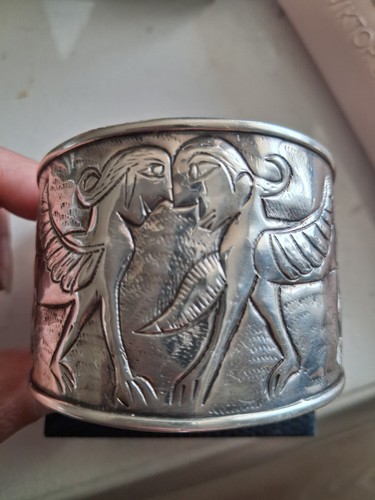 Manchette bracelet argent - manchette,