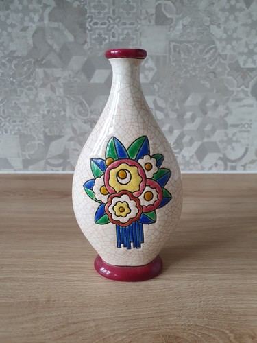 Longwy vase art déco - longwy,