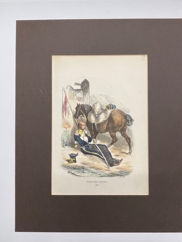 Lot gravures uniforme 1er - lot, 10