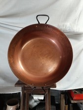 Bassine à confiture en cuivre grand confiturier 