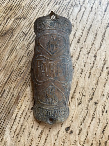 Ancienne plaque vélo faret - de,
