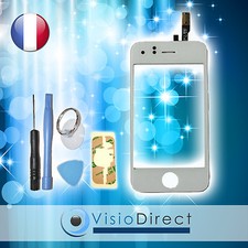 Ecran vitre tactile pour iPhone 3GS blanc + stickers autocollant + kit outils