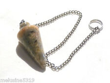 Stone Agate Dowsing Clock Lighting Pendulum 