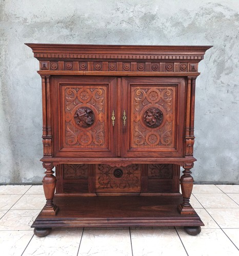 Crédence renaissance noyer - crédence,