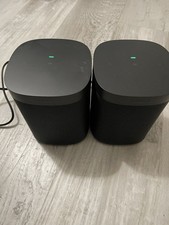 Used Good Working Condition - Sonos One SL Smart Speaker, Set of 2 - Black