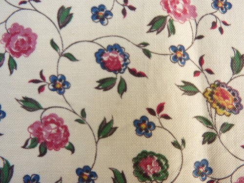 Ancien tissu vintage french - ancien,
