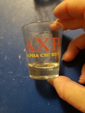Alpha Chi Rho shot glass