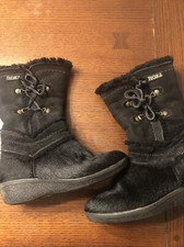 Tecnica Apres Black Fur Snow Boots- Unsure Of Size