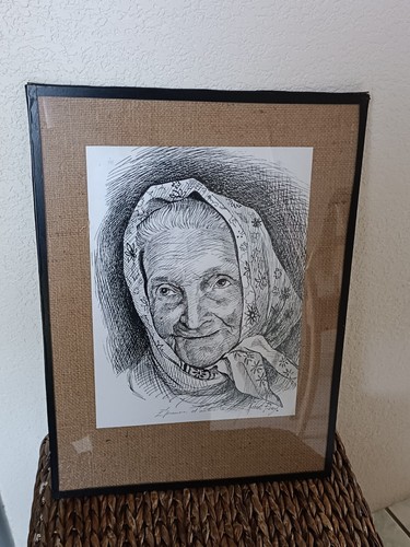 Tableau fusain encre une - tableau, d'une