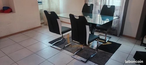 Table manger verre - en,