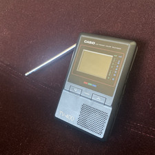 Vintage CASIO LCD Pocket Color Television TV- 400 