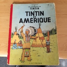 Hergé - Les aventures de Tintin - Tintin en Amerique  - Edition 1947