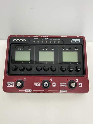 Zoom bass multi effects - zoom, b3