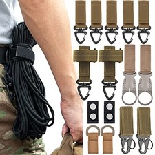 15PCS Molle Attachements De Sangles Ensemble De Pinces pour Équipement Tactiq...