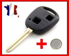 Coque Clé Télécommande Pour Toyota Rav4 Prado Tarago Camry Corolla Celica + Pile