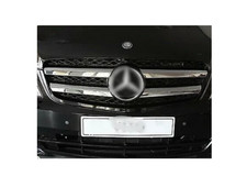 Convient pour Mercedes VITO W639 2010-2014 Grille avant chromée 4 pièces S.STEEL