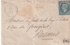 Lettre de Antrain sur Couesnon à Rennes LSC