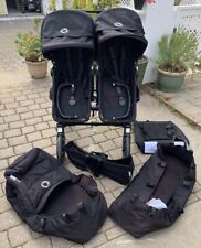 Bugaboo Donkey 3 Twin bassinet and seat stroller With Accessories Black