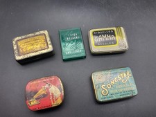 LOT OF 5 GRAMOPHONE NEEDLE BOXES PHONOGRAPH DISC TURNER