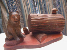 BOITE FORET NOIRE AVEC UN OURS