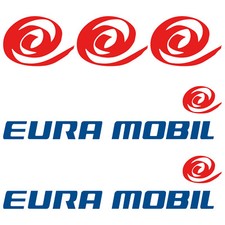 Eura Mobil XL autocollant sticker camping car caravane caravan 5 Pièces