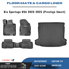 Car Floor Mats & Trunk Cargo Liner for Kia Sportage USA 2023-2025 3D FULL Set