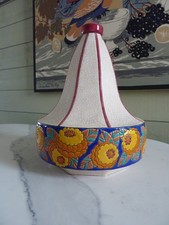 Longwy.Vase toupie art déco