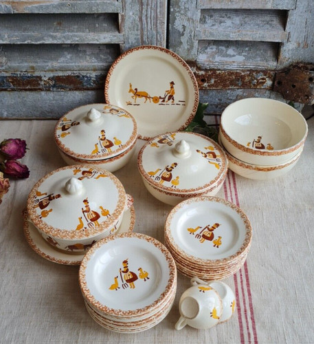 Ancienne dinette assiettes - ancienne,
