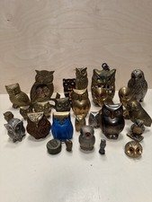 Lot Chouettes / Hiboux Laiton