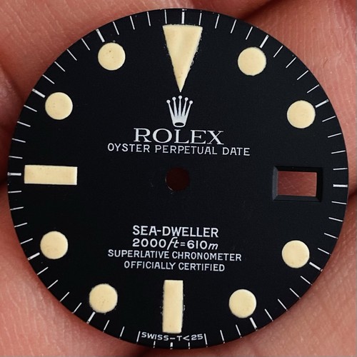 Rolex service tritium dial for - service,