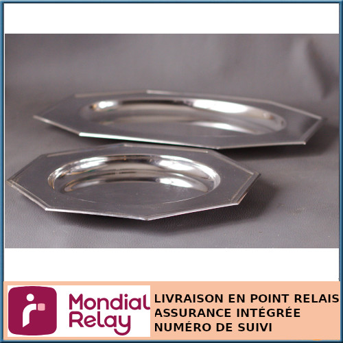 Lot plats service en - lot, inox