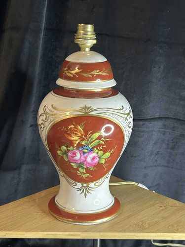 Lampe porcelaine paris - lampe,