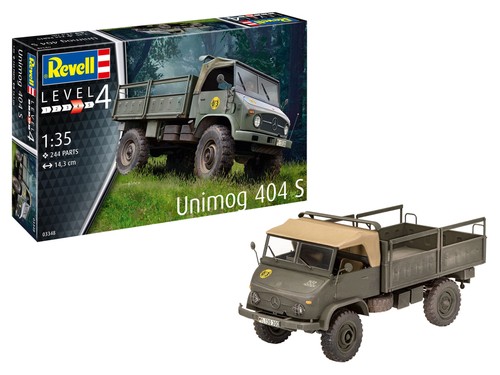 Revell german unimog 404s - 1/35,