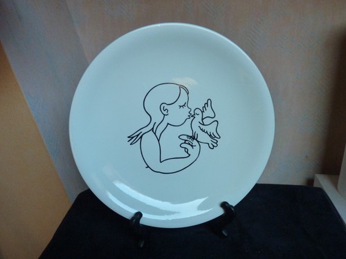 Assiette jean effel - assiette,