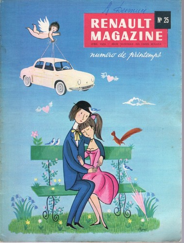 Renault magazine 1959 - magazine,
