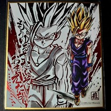 Dragon Ball Super DBZ Shikishi Art 12 Card #Son Gohan SSJ2 BANDAI MADE IN JAPAN