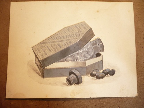 Dessin aquarelle flacon parfum - dessin,