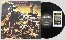 THE POGUES BAND SIGNED RUM SODOMY & THE LASH VINYL SPIDER & JAMES + 1 w/JSA COA