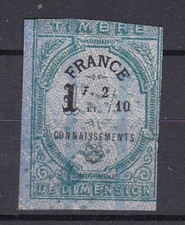 TIMBRE FRANCE FISCAUX CONNAISSEMENTS -OBL.TB-VSCAN R/V-Z410