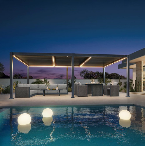 Pergola bioclimatique - bioclimatique, en