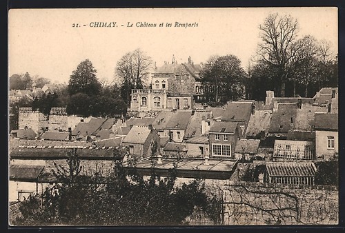 Cpa chimay château et les - cpa,