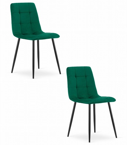 Fauteuil kara velours vert - fauteuil,