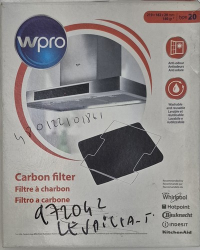 Wpro type filtre charbon - type, 20