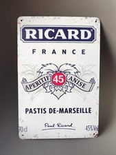 Plaque métal Ricard 20x30cm