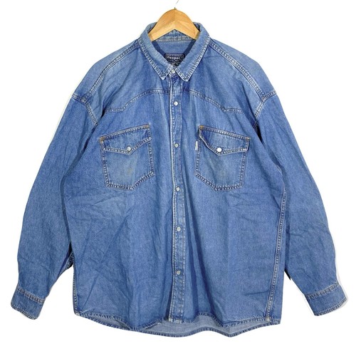 Chemise pressions jean - chemise,