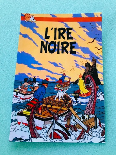 Carte postale 15x10 tintin - carte,