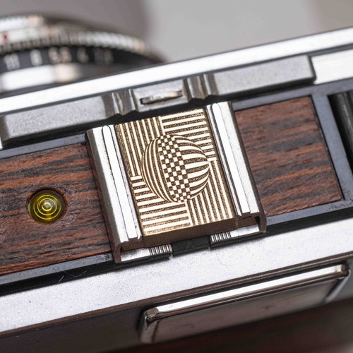 Brass hot shoe cover - cover, —