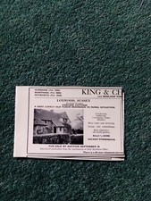 A3p  Ephemera 1970 house advert pancake cottage Loxwood 